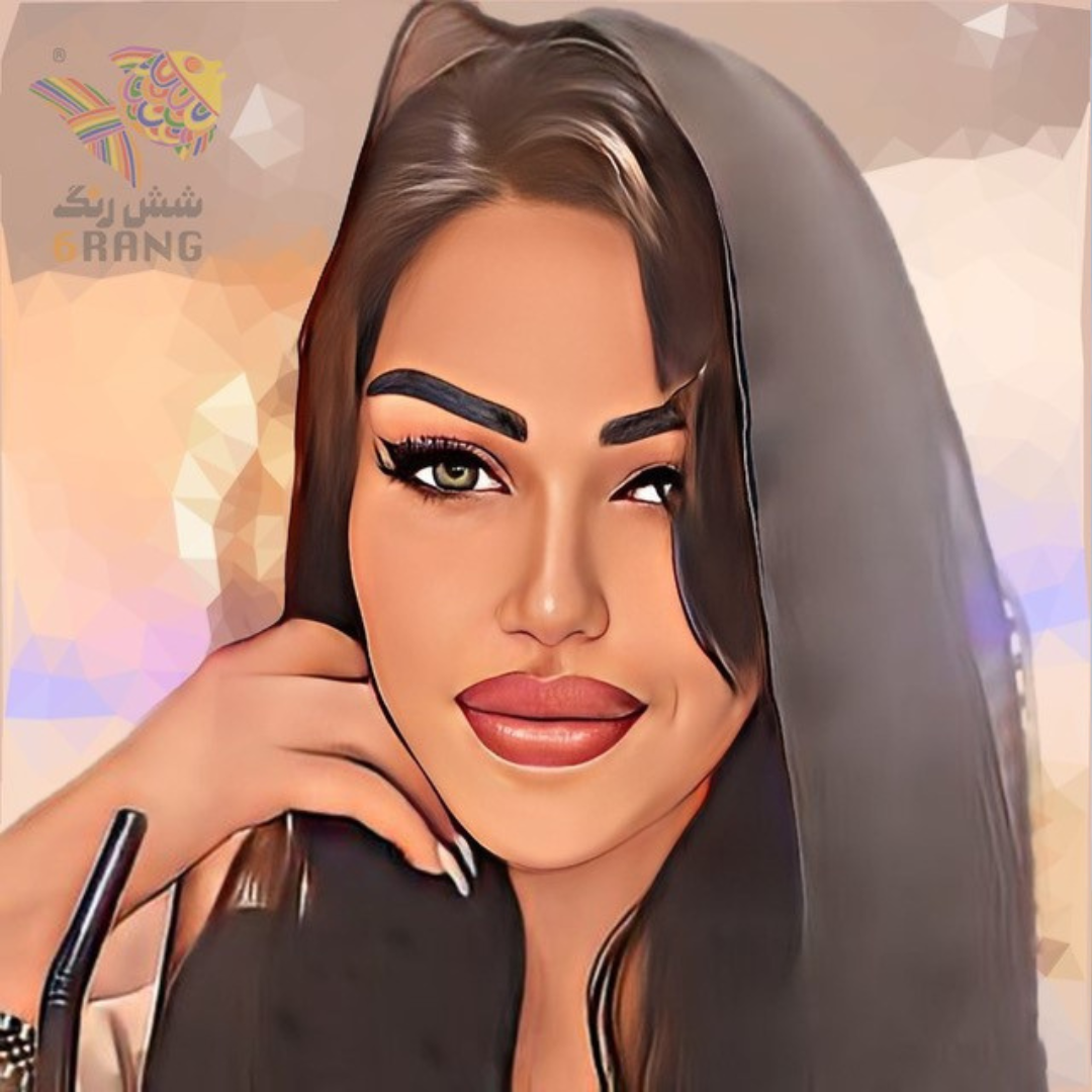 Elham Chobdar; Graphic (c) 6Rang; Zum Tode verurteilte lesbische Aktivistinnen Zahra Sedighi-Hamedani und Elham Chobdar