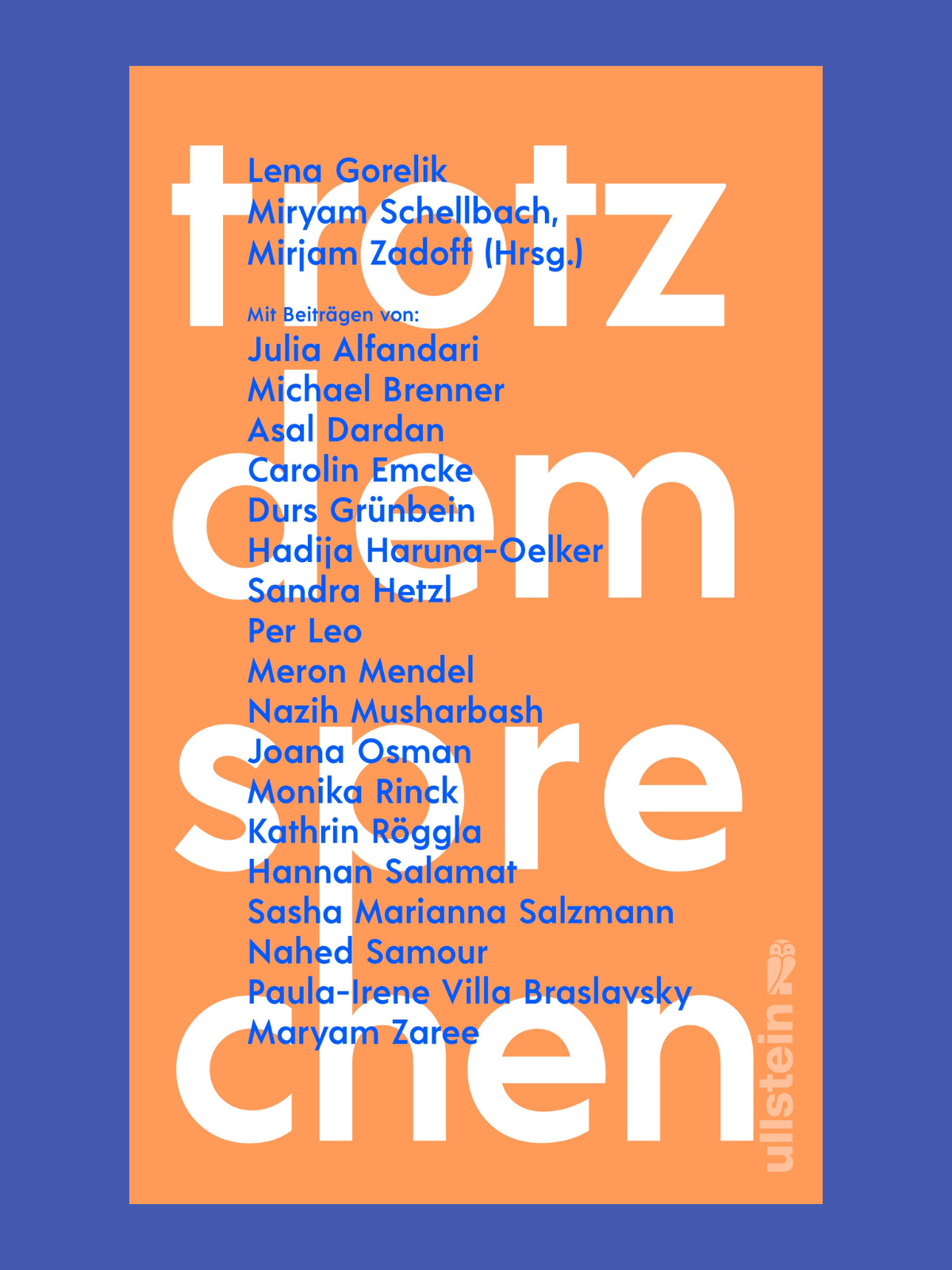 Cover Trotzdem sprechen